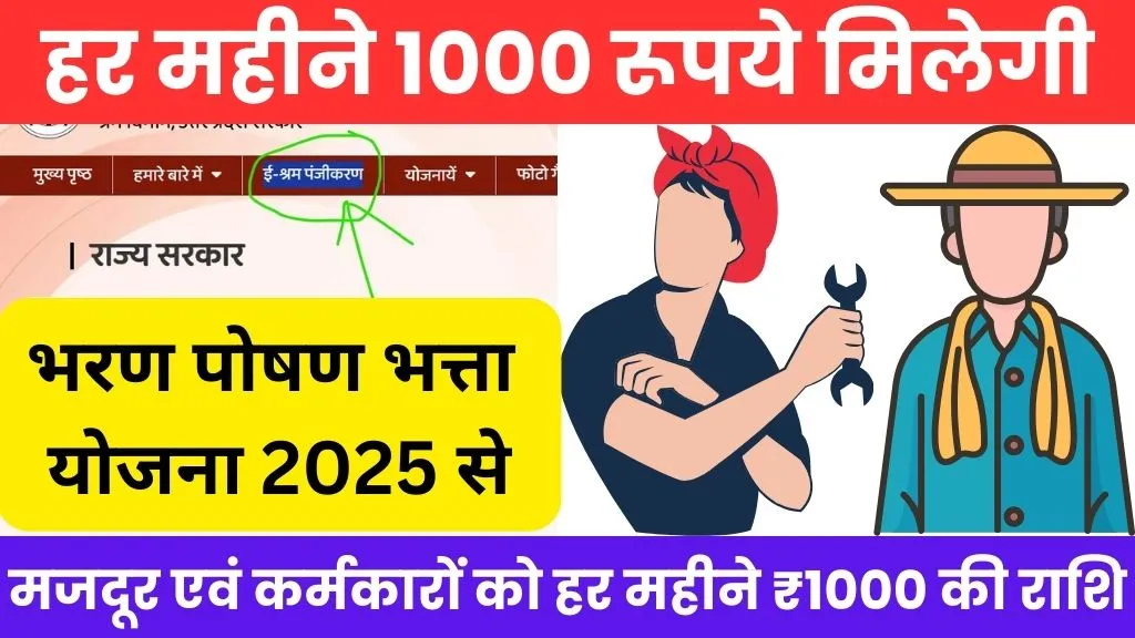 Bharan poshan bhatta yojana 2025 online apply