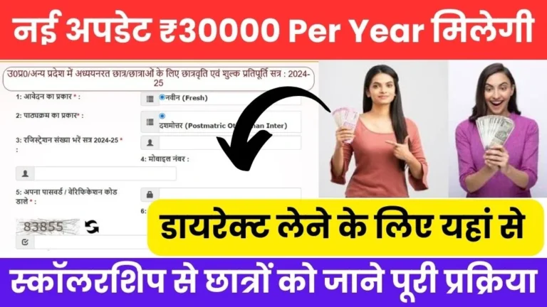 UP scholarship eligibility 2025