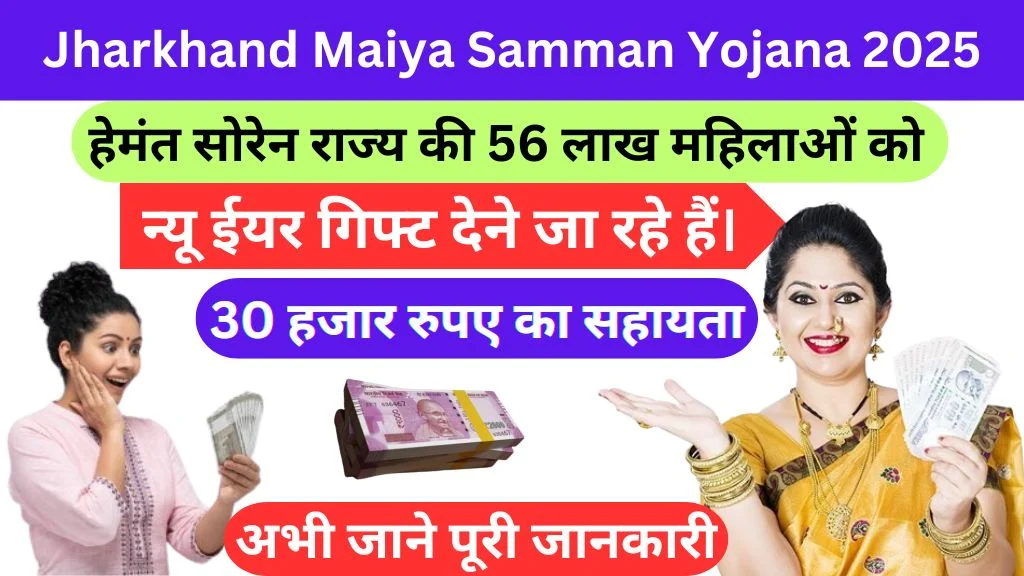 Jharkhand Maiya Samman Yojana 2025 @mmmsy.jharkhand.gov.in