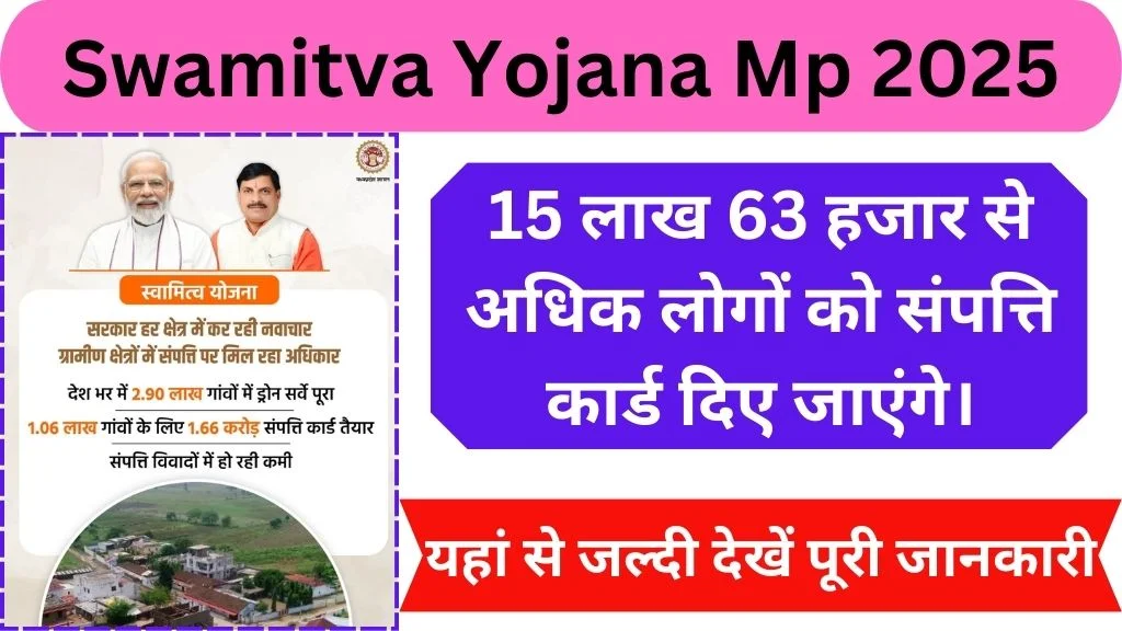 Swamitva Yojana Mp 2025