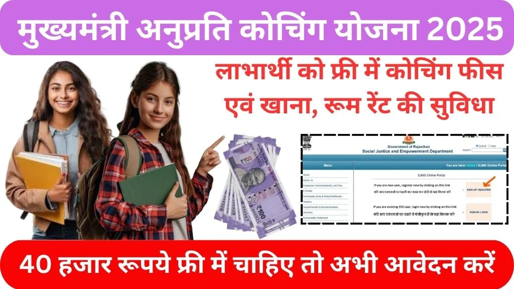 Mukhyamantri anuprati coaching yojana