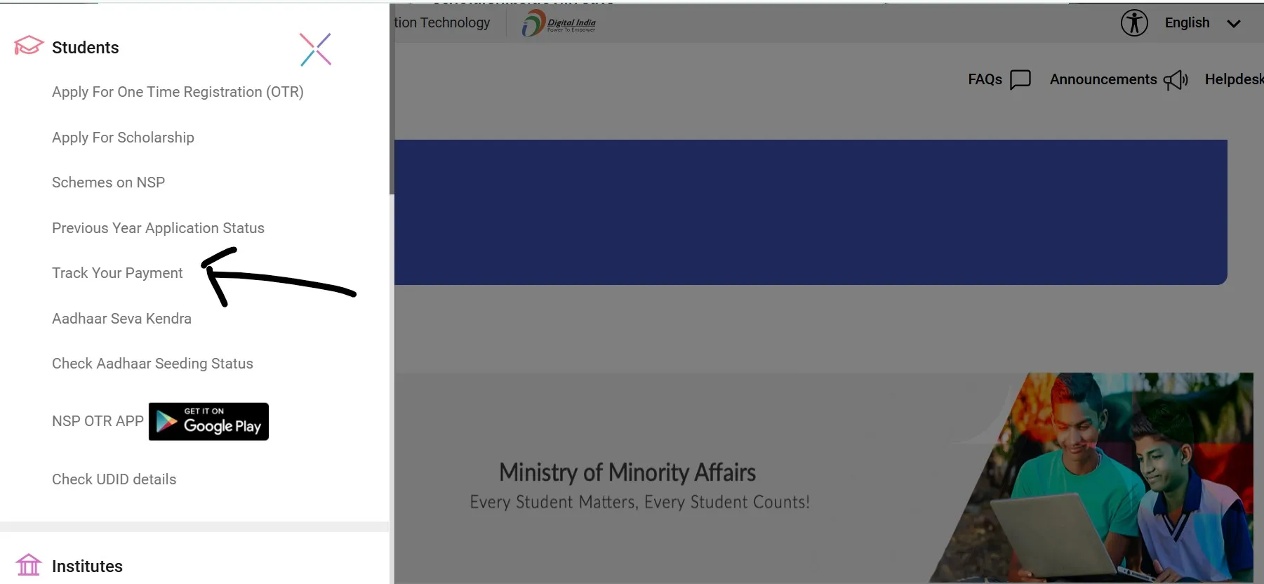 Nsp Scholarship Payment Status 2025