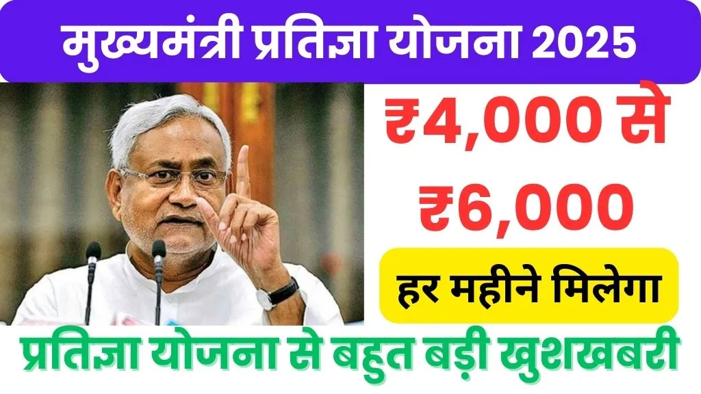 Mukhyamantri Pratigya Yojna Apply Online: ₹4,000 से ₹6,000 तक की राशि छात्रों को हर महीने, मुख्यमंत्री प्रतिज्ञा योजना से बहुत बड़ी खुशखबरी